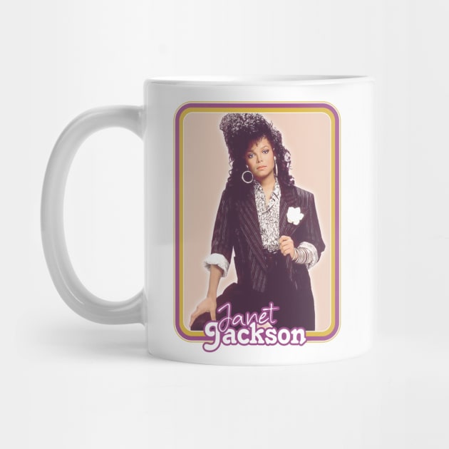 Janet Jackson /\/\/ 80s Aesthetic Retro Fan Design by DankFutura